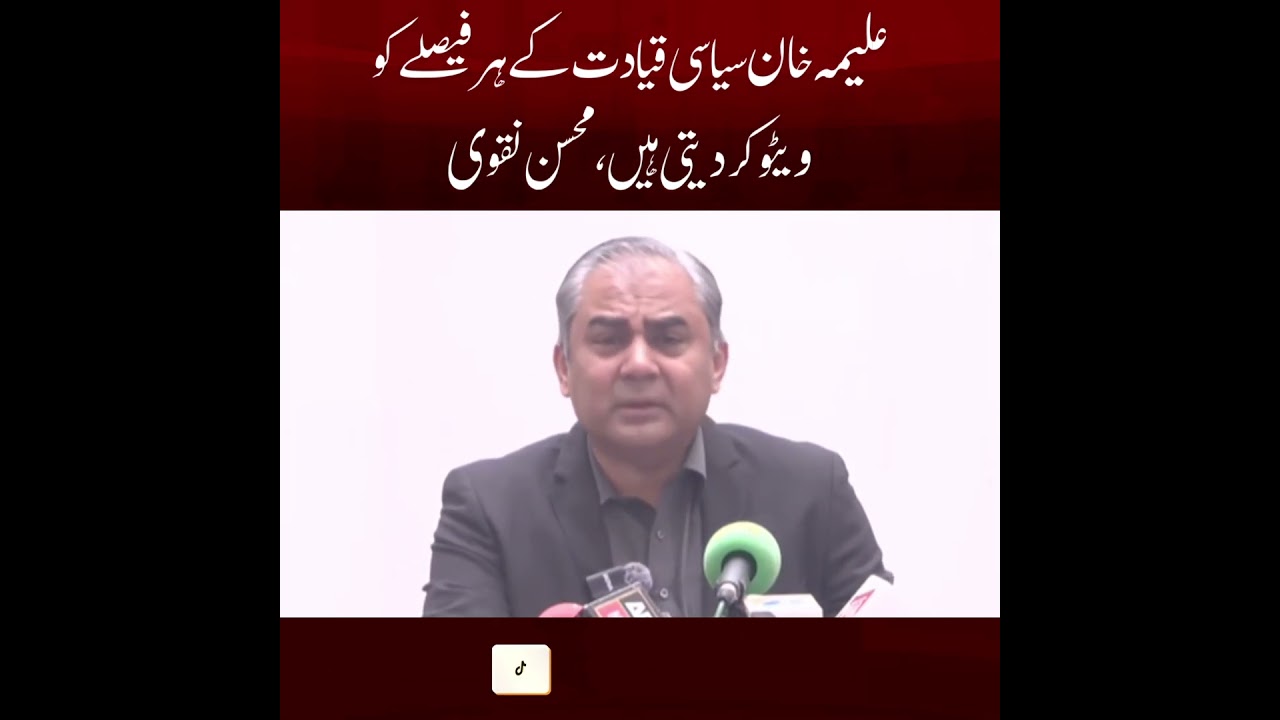 Aleema Khan&rsquo;s Role Questioned | Mohsin Naqvi&rsquo;s Big Statement | Such News