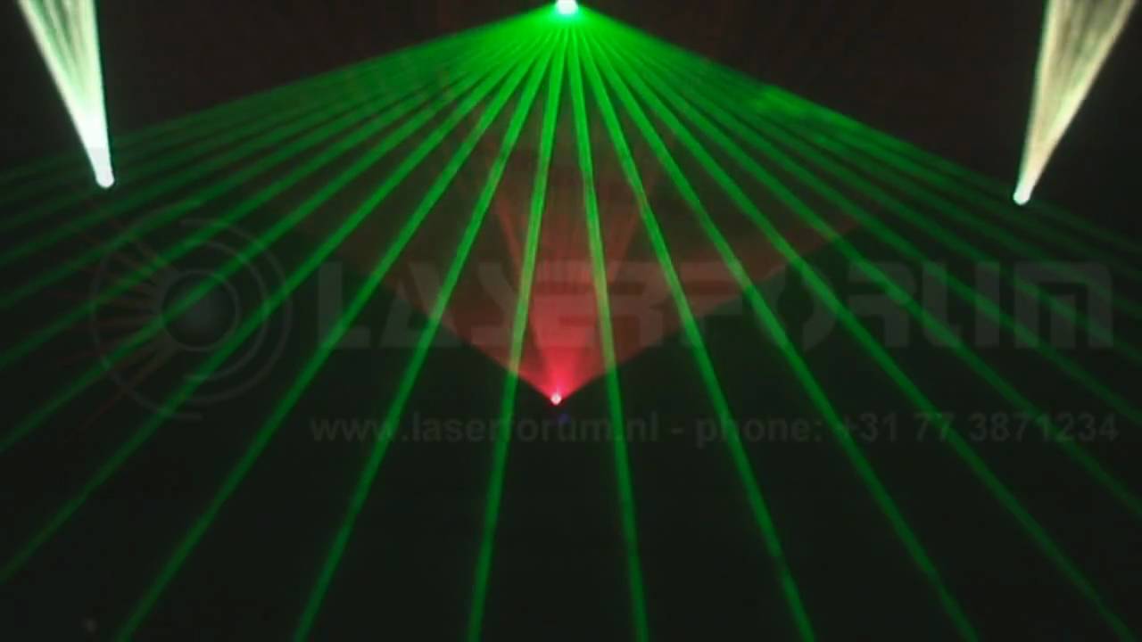Halloween laser show beam effects animated full color