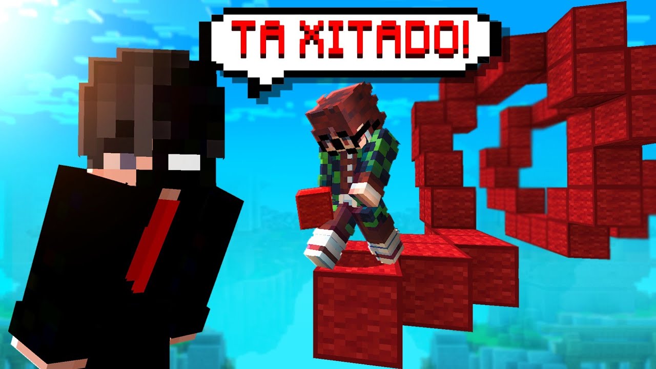TROLLEI JOGADORES USANDO HACK no BEDWARS!