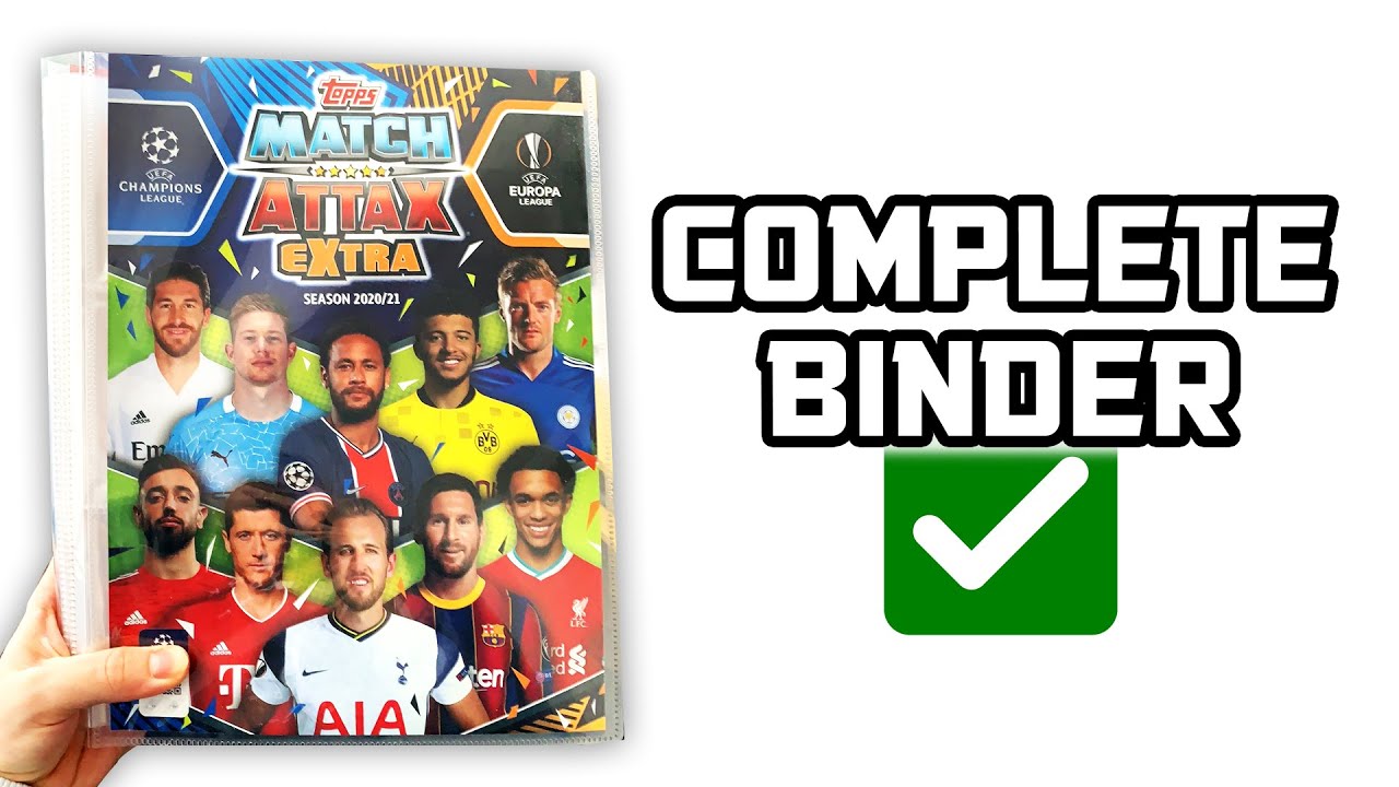 I *COMPLETED* MATCH ATTAX EXTRA 2020/21!! (Binder Showcase!)