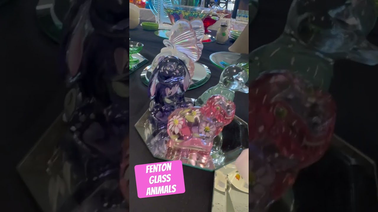 Beautiful Fenton Glass Animals! 