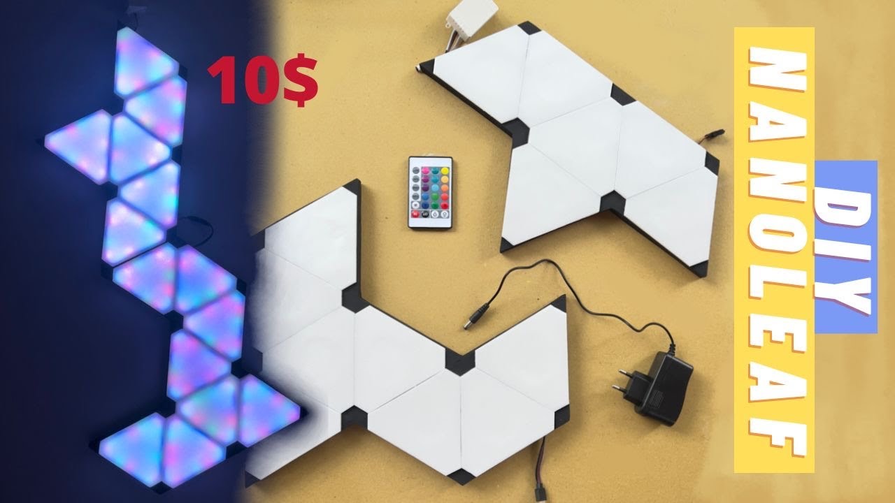 Tutorial DIY Nanoleaf (Lampu Dinding 14 Panel) | RGB Room Decoration