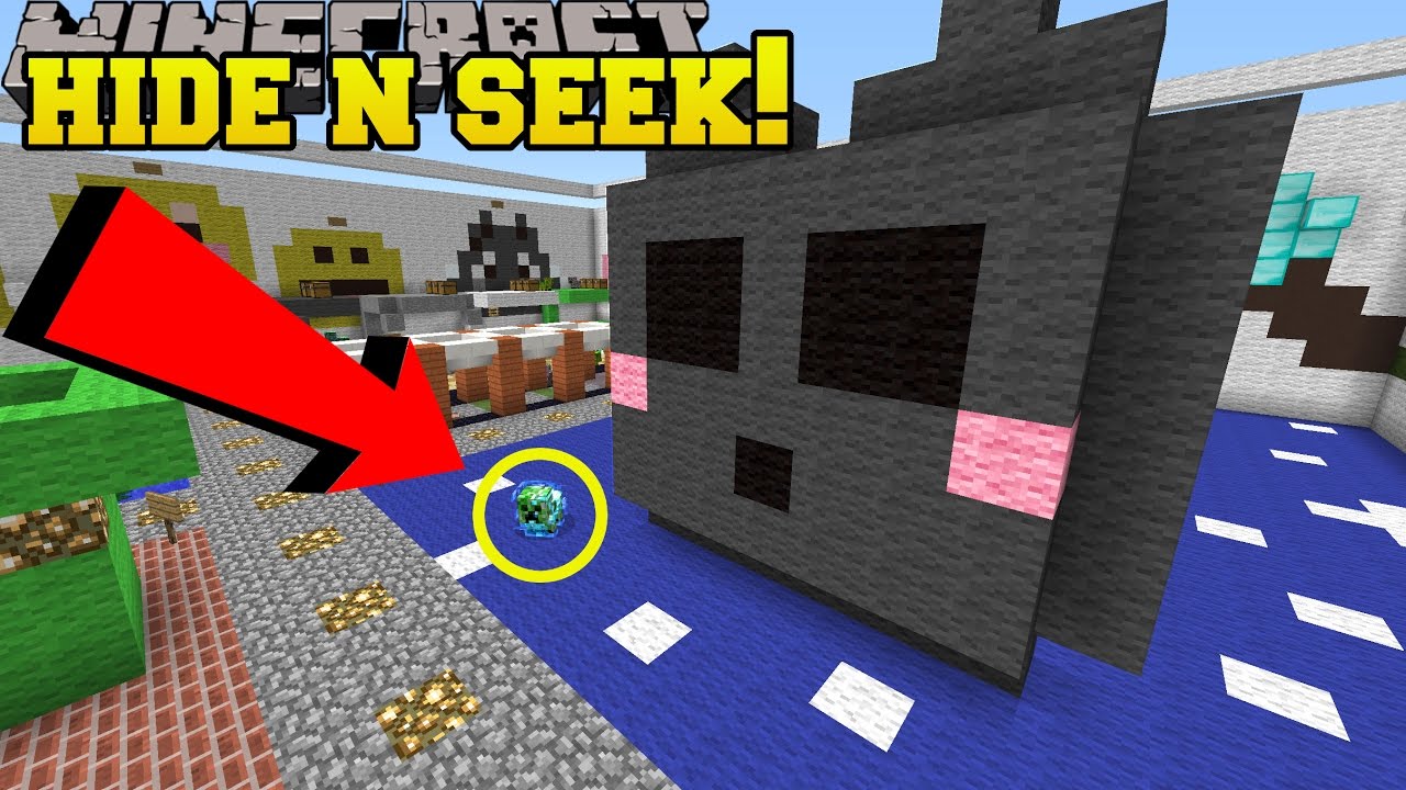 Minecraft: МИЛЫЕ КРИПЕРЫ ПРЯТКИ!! - Morph Hide And Seek - Мини-игра с модами