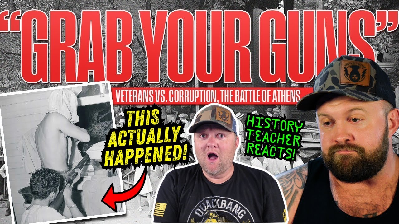 WWII Vets vs Corrupt Cops: The Battle of Athens Tennessee | History Teacher Reacts | Fat Electrician