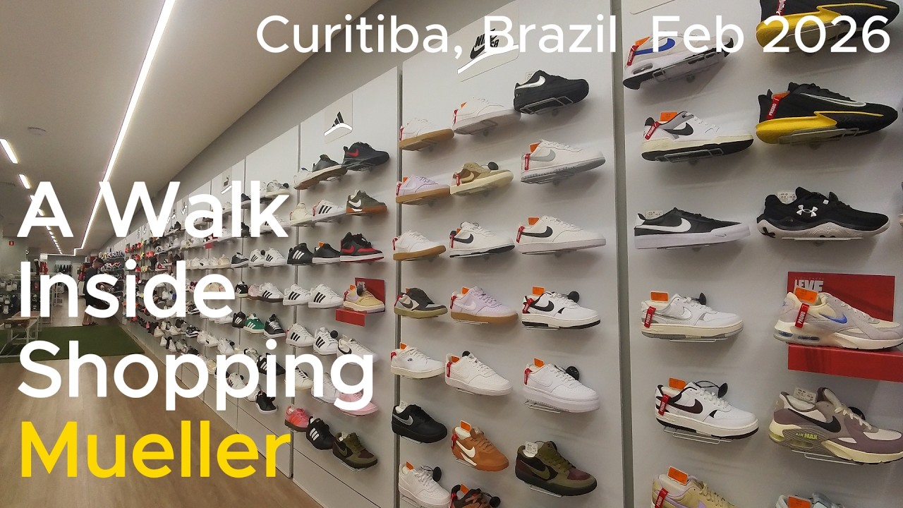 A Calm POV Walk Inside a Brazilian Mall