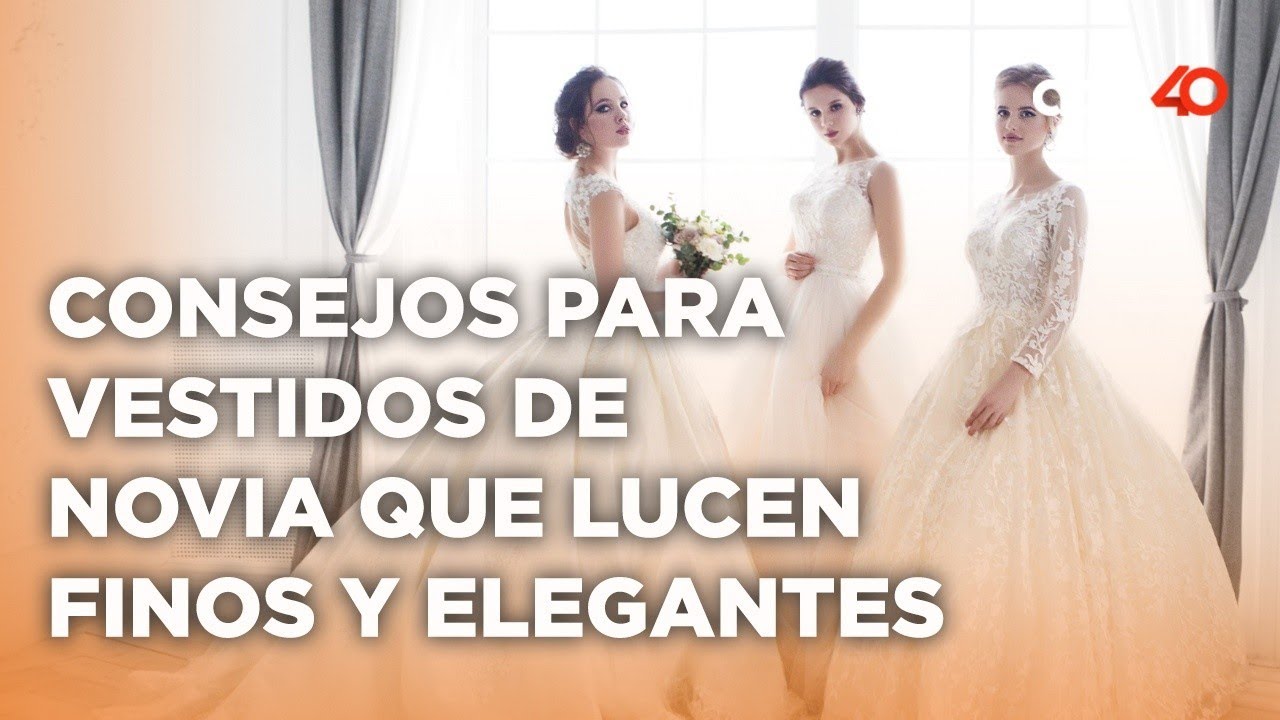 Vestidos de novia con poco presupuesto ideales para lucir finos y elegantes