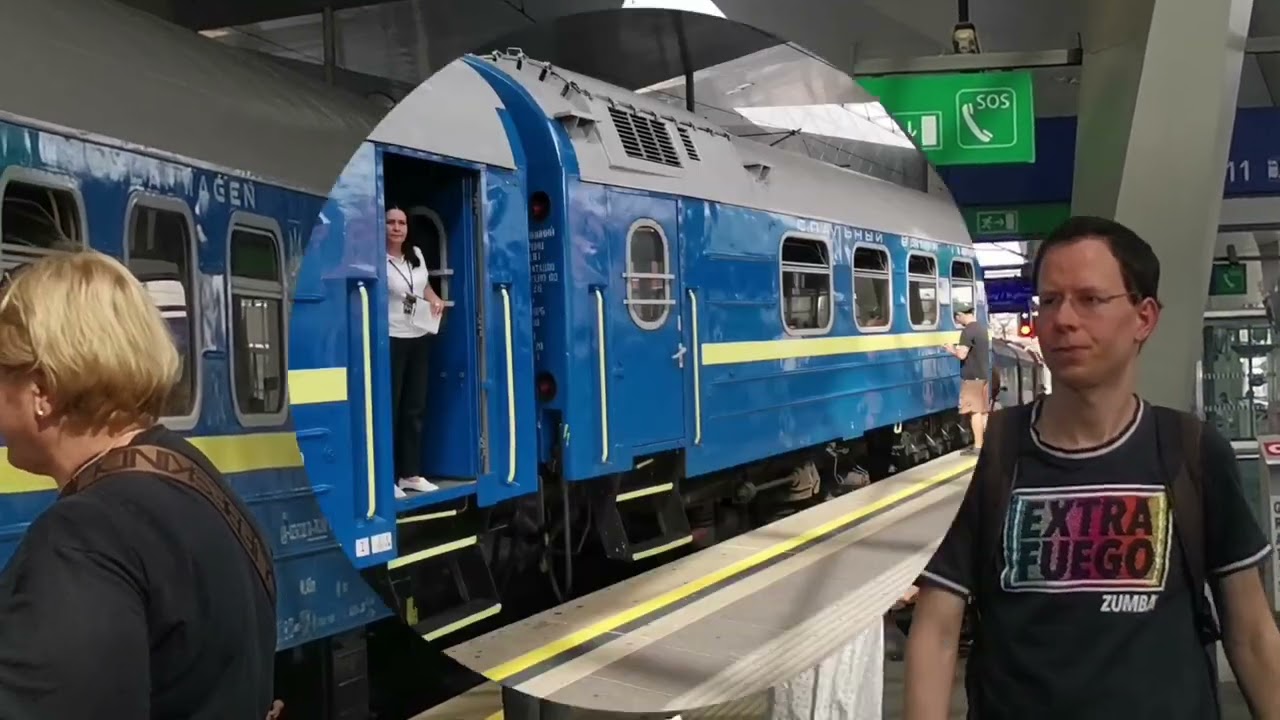 🇦🇹 Vienna - Kyiv 🇺🇦 Night Train Service at July 2023 (at Wien Hauptbahnhof)