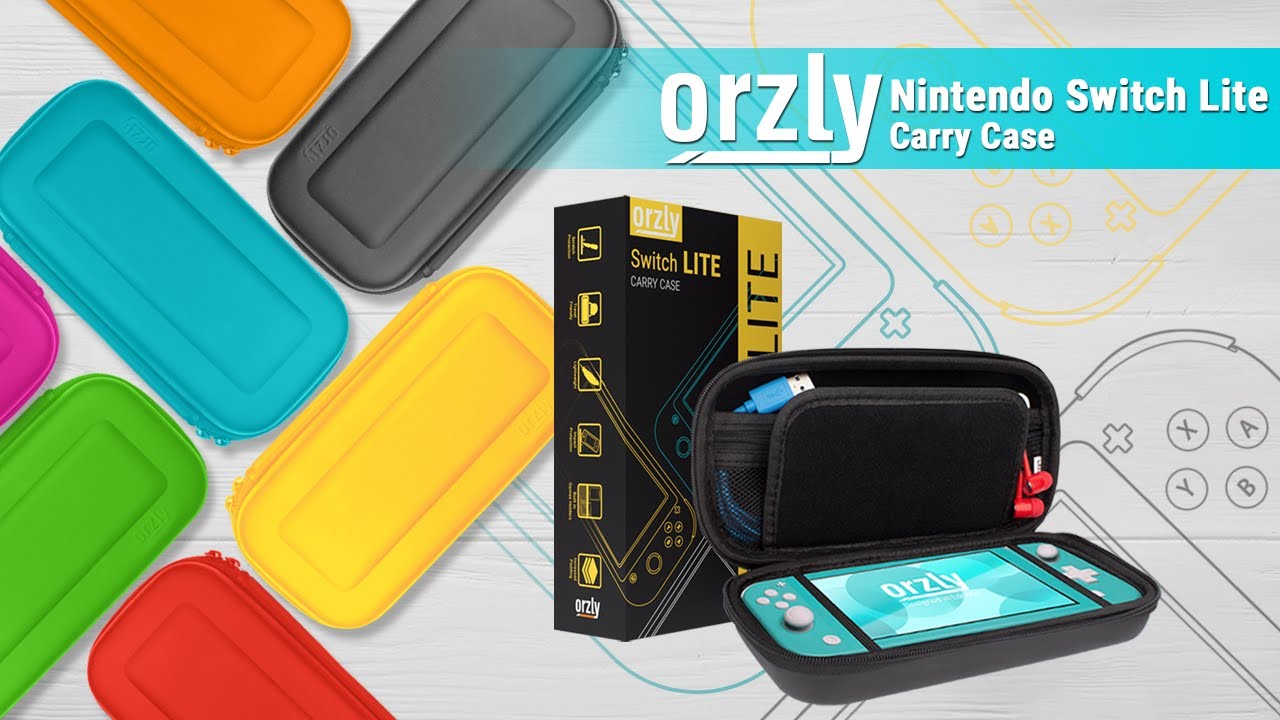 Nintendo Switch Lite Accessories Cases and Glass Screen by Orzly