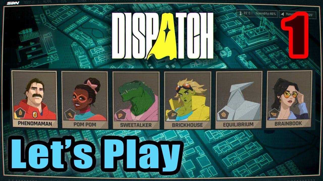 Dispatch - Funny Superhero Management Strategy Game Story Rich - Episodes 1 & 2 - Full Gameplay