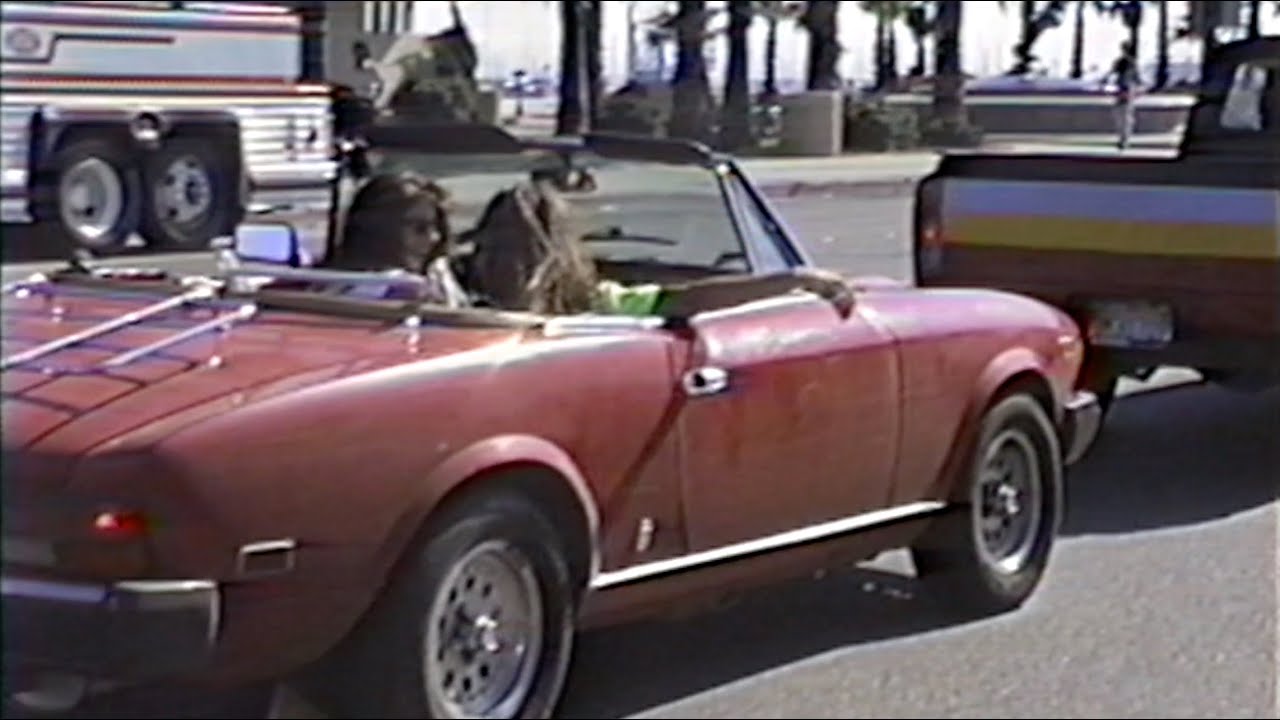 Driving Santa Barbara and Montecito in 1989
