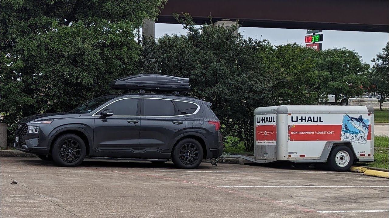 Установил фаркоп на Hyundai Santa Fe. В этом видео также есть советы по буксировке.