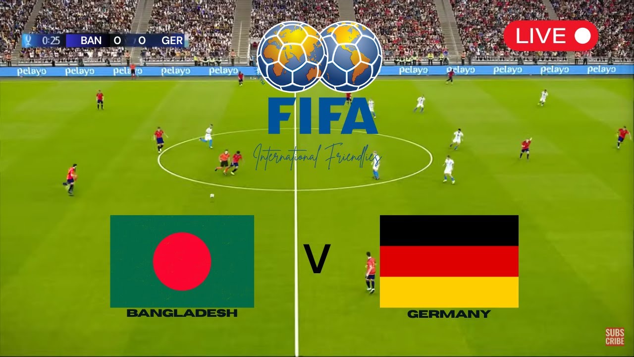[LIVE] Bangladesh vs Germany International Friendly 2026 Full Match - eFootball PES 2021 Simulation