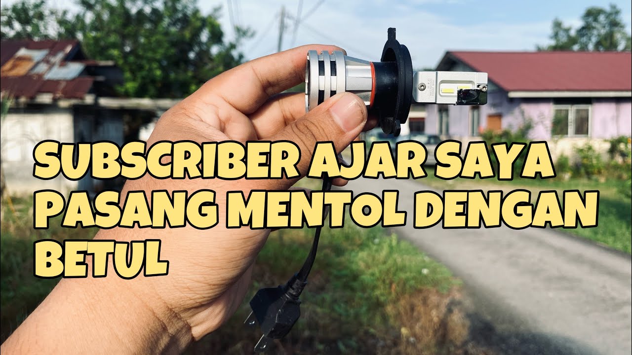 VLOG SAGA: NI BARU BETUL CARA PASANG MENTOL!!!! (WAJIB IKUT TUTORIAL)