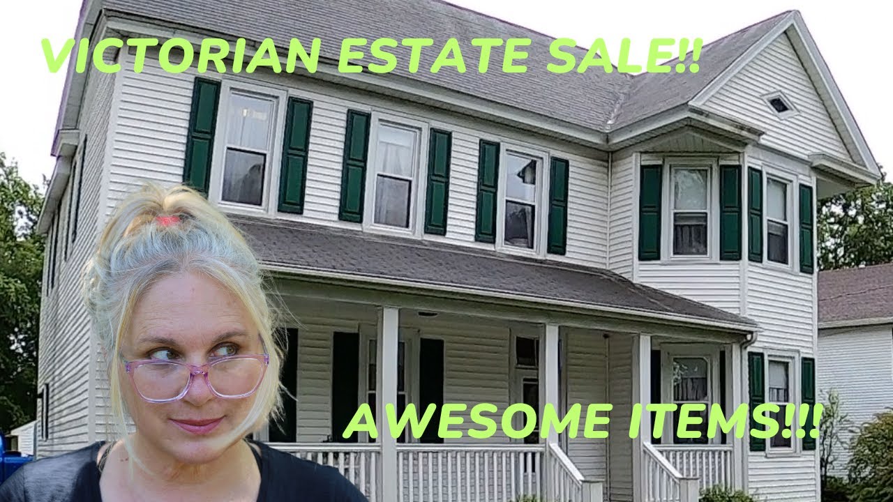 Estate sale at lovely Victorian home!  No videoing allowed at first but she changed her mind!  Yay!!
