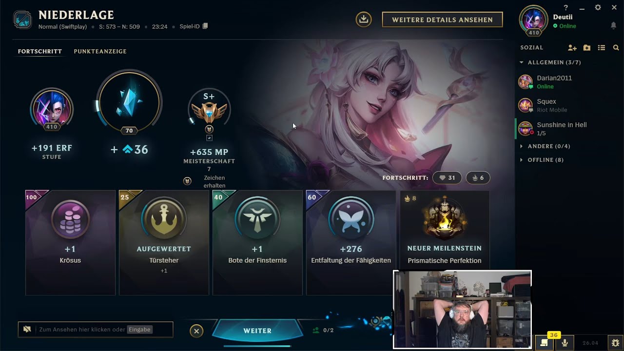 League of Legends | SWIFTPLAY | Lux | S+ | w/friends | 19.02.2026 | 5
