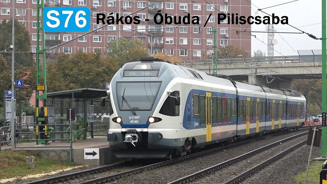 Az S76-os személyvonatok első üzemnapja (2020. 10. 25.)