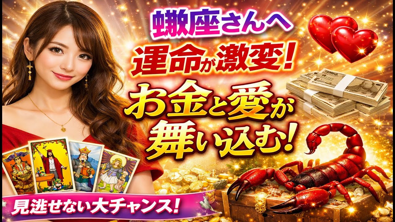 蠍座🦂✨運命が激変する予感…！💥🔮ニュースがすべてを変える…！⚡📩