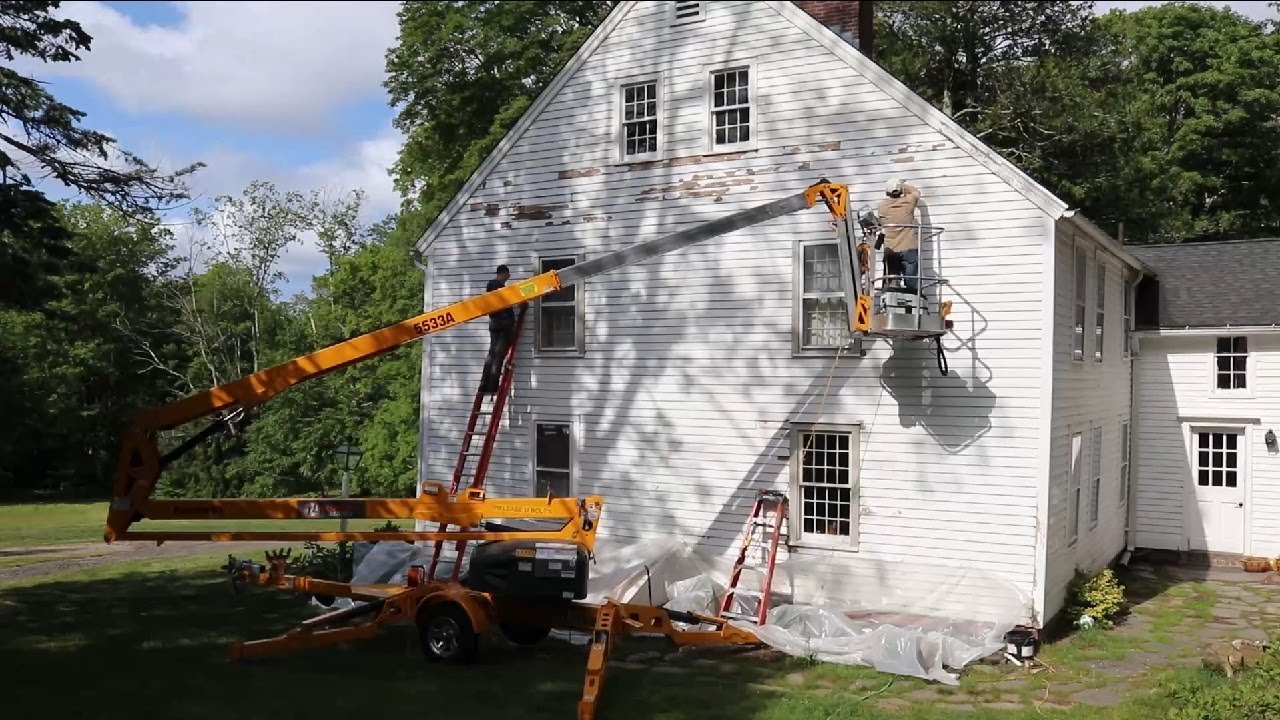 Painting our 1785 Colonial - The First Side