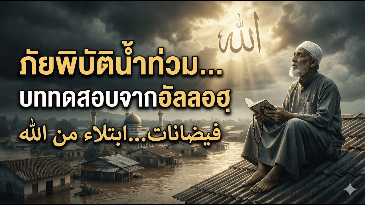 ภัยน้ำท่วมกับการรับมือของผู้ศรัทธา เป็นอย่างไร ? #น้ำท่วมปี68 #บททดสอบในอิสลาม#ความเมตตา #คิดบวก
