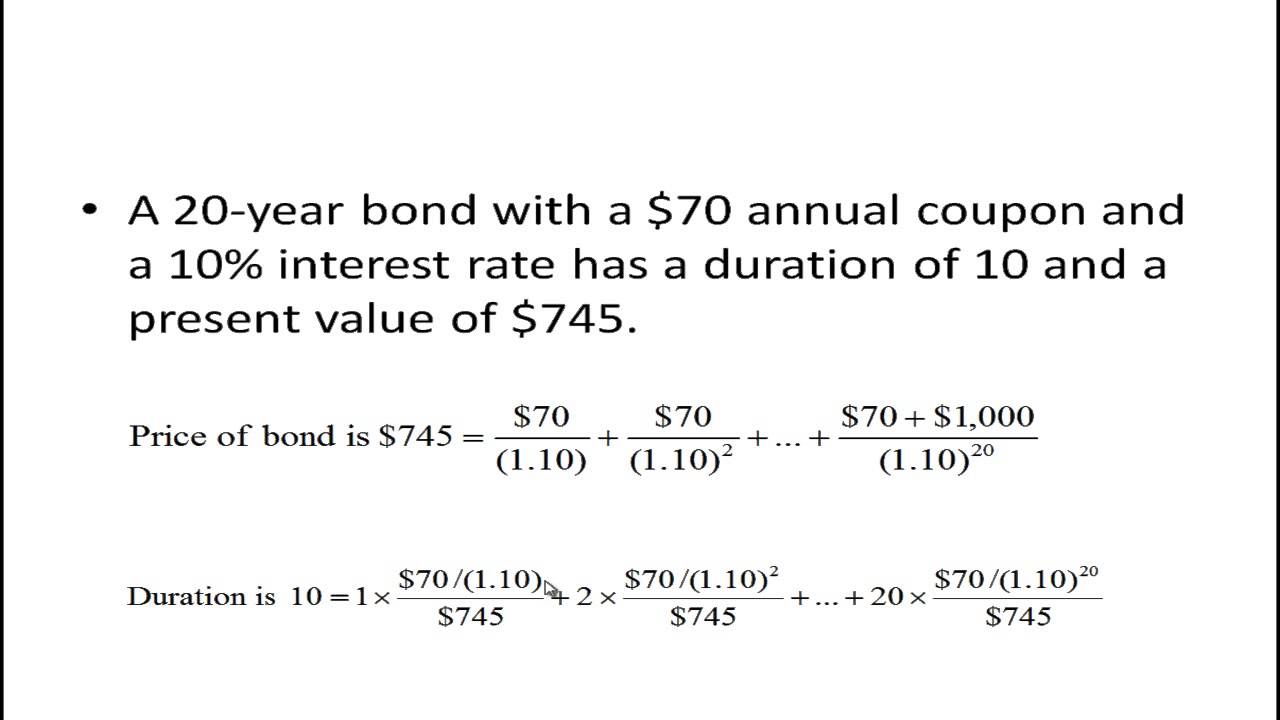 Bond Portfolio Immunization