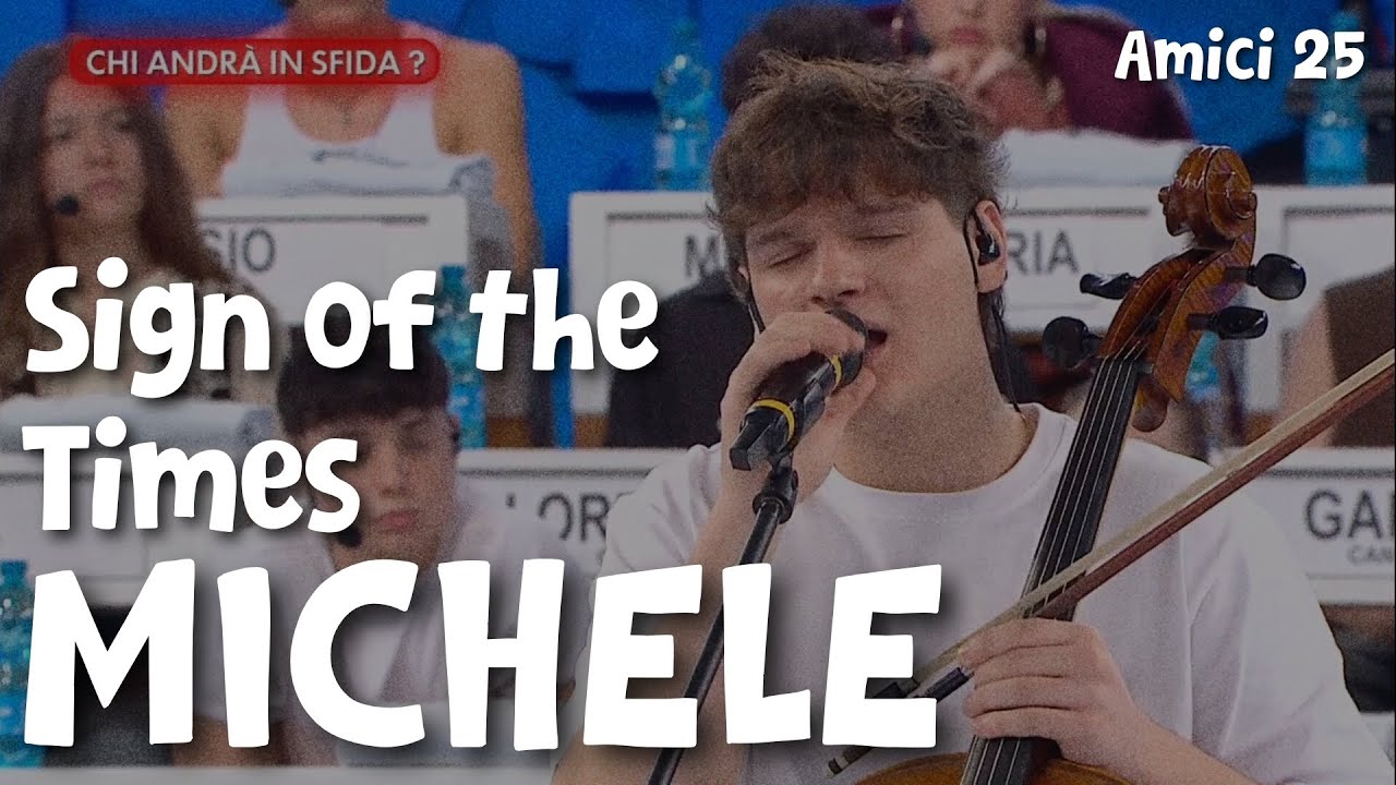 MICHELE - Sign of the Times (аудио и текст) | Кавер на песню Amici 25