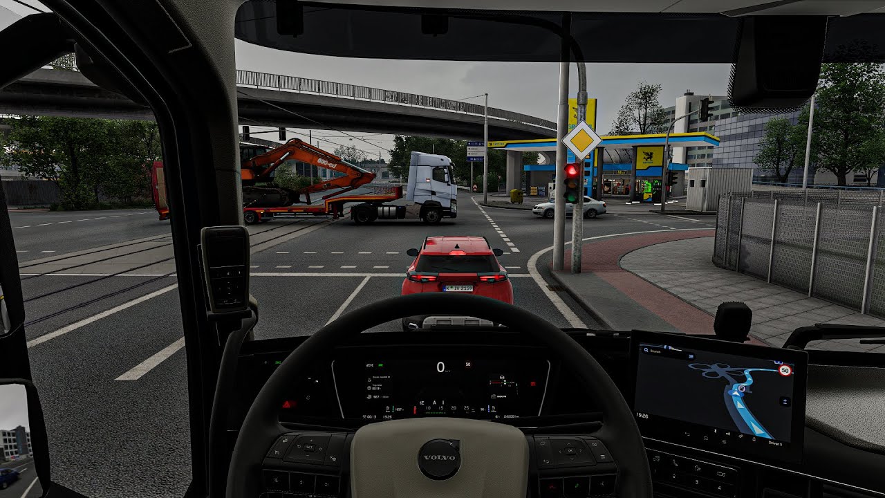 4K Realistic Ultra Graphic VOLVO | Euro Truck Simulator 2 1.57 Mod By Snowymoon Gameplay