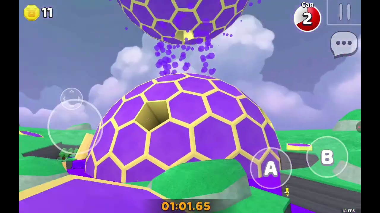 Süper Bear advanture mor bal da çıkartmalar 