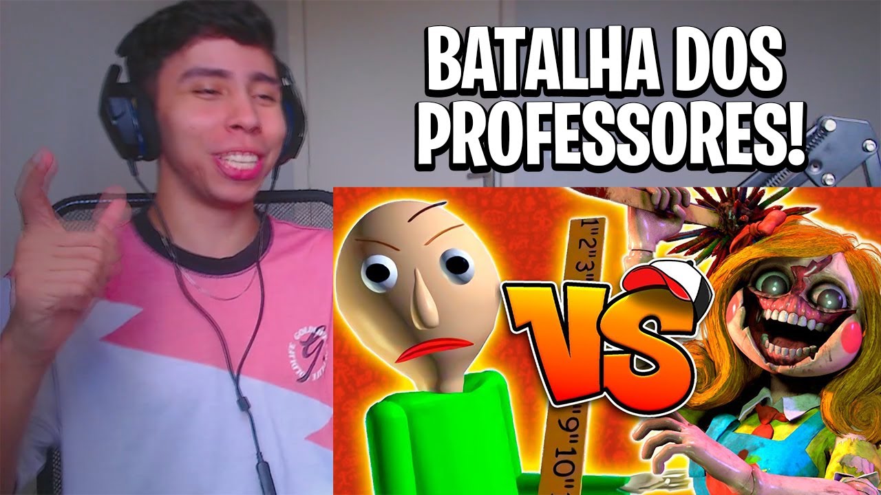 REACT Baldi's Basics Vs Miss Delight (Poppy Playtime 3) - Batalha de rap