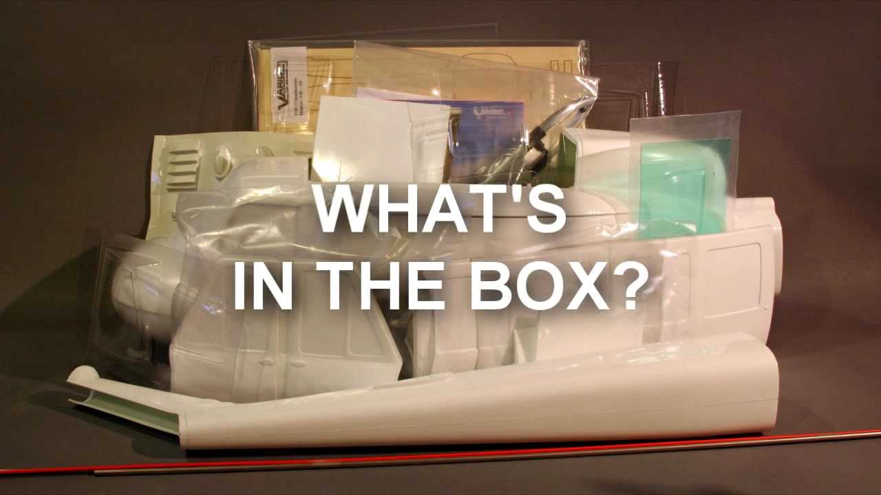 Vario 1100 UH1D Huey - What's In The Box?