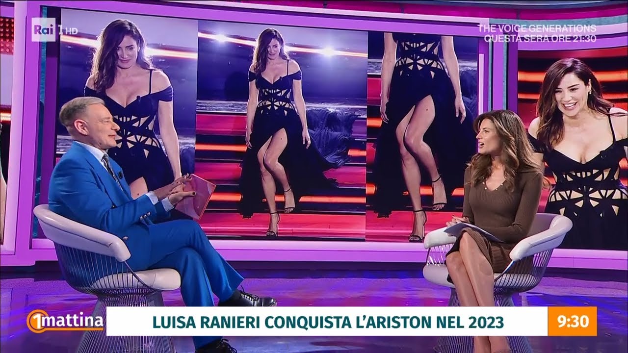 Luisa Ranieri: i look che esaltano la sua bellezza mediterranea - Unomattina 13/03/2026