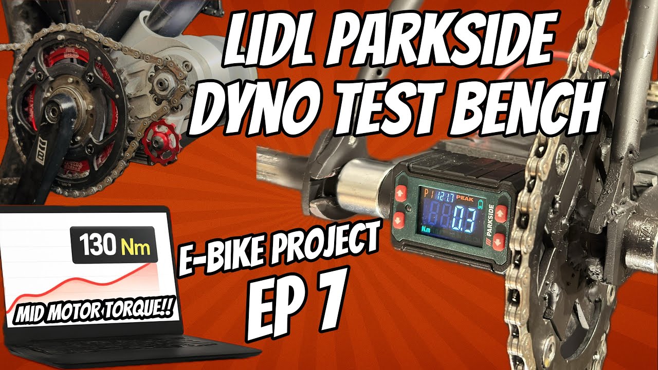 Parkside Dyno vs Mid-Drive Motor: 130NM of Pure Torque ! 🔥⚡ DIY E-bike Project build EP7