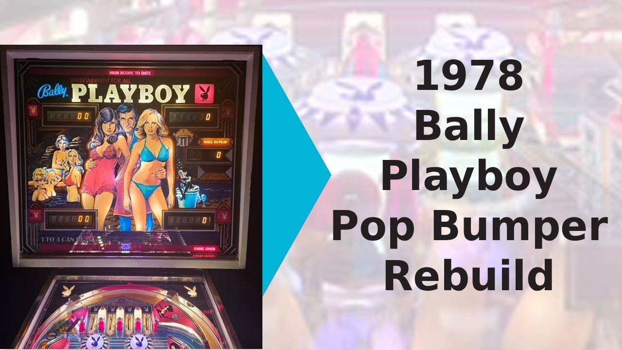 Ремонт и восстановление бампера для пинбольного автомата Bally Playboy Pop Bumper 1978 года #ball...
