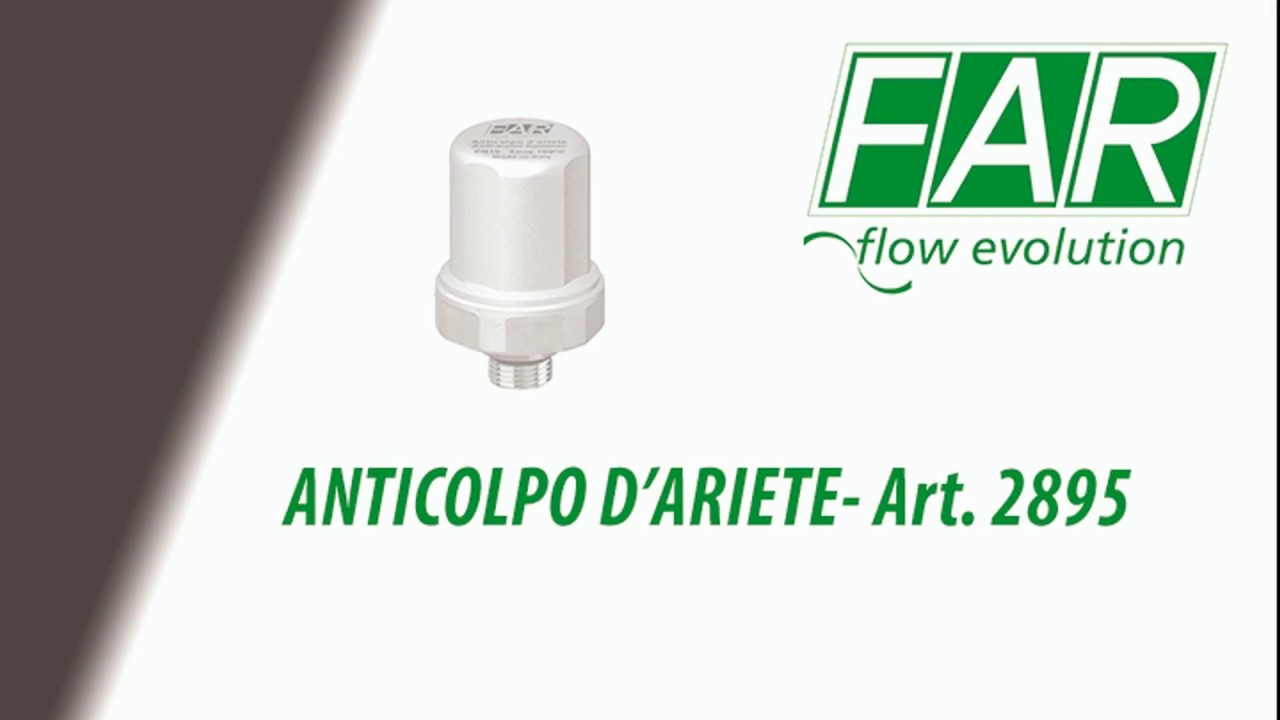 Art. 2895 - Dispositivo anticolpo d’ariete per impianti sanitari