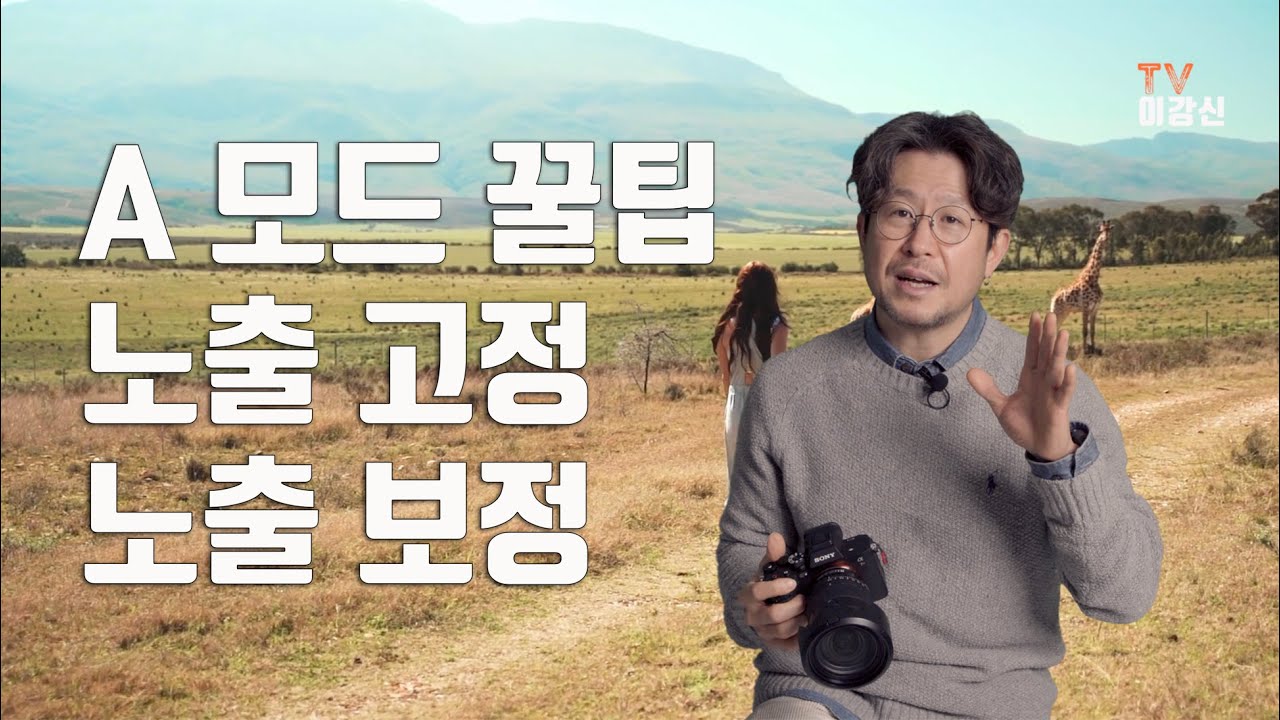 A모드 촬영 꿀 tip '노출고정' 과 '노출 보정'