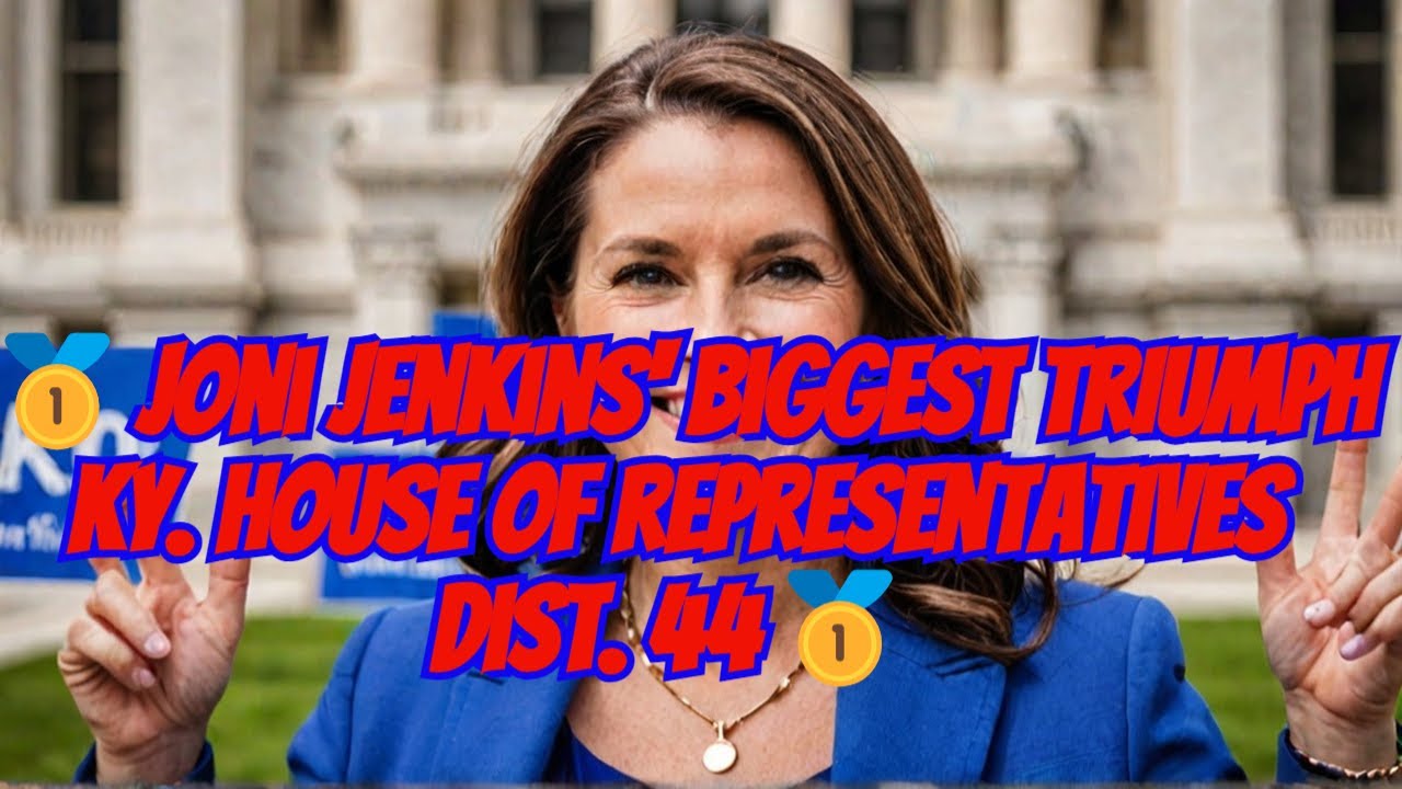 🥇Joni Jenkins' Biggest Triumph-KY. House of Reps-Dist. 44🥇