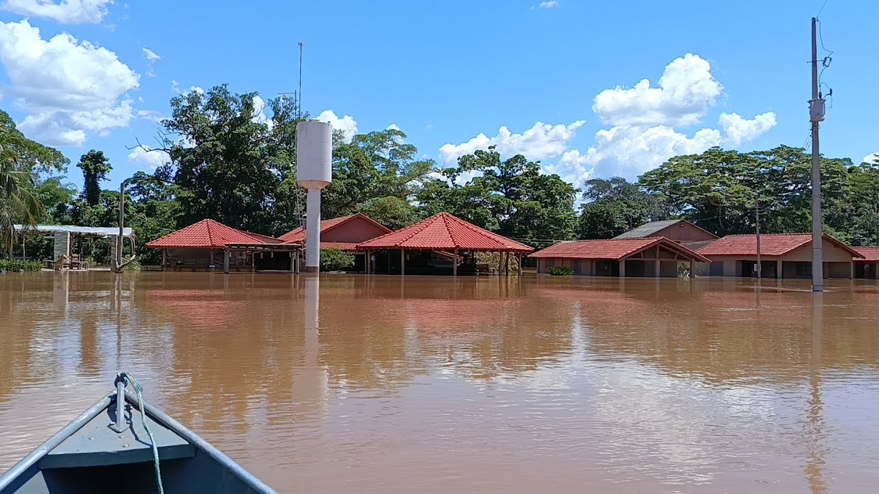 Pesqueiro itaju cheia do Rio Aquidauana MS  fevereiro 2026 ... Será que tem água ?!?