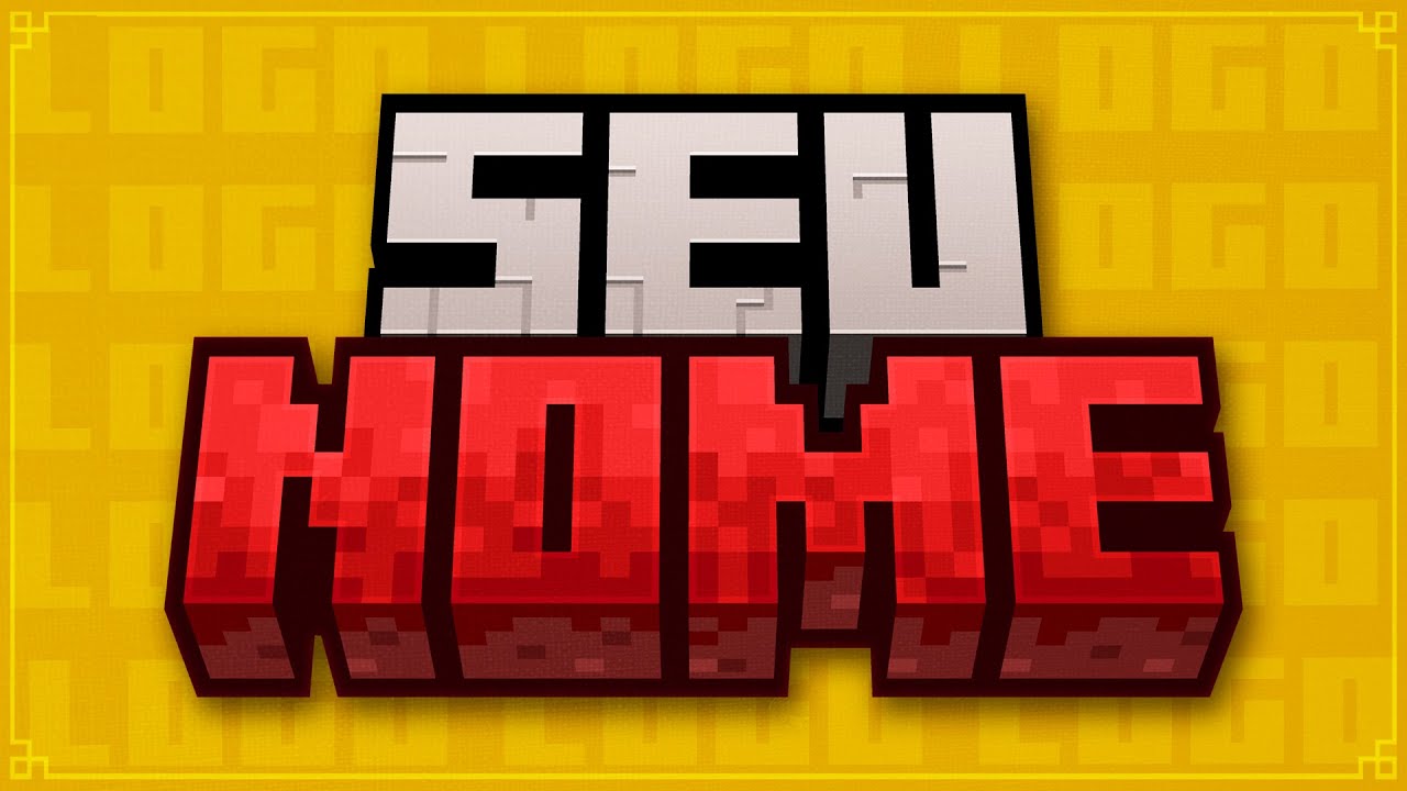 faça sua LOGO DE MINECRAFT - PC e CELULAR