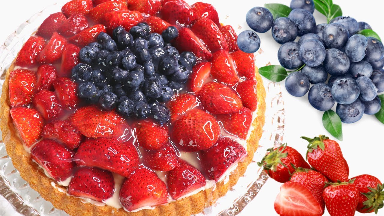 Простой и быстрый немецкий фруктовый флан - Obsttorte - Рецепт немецкого фруктового пирога