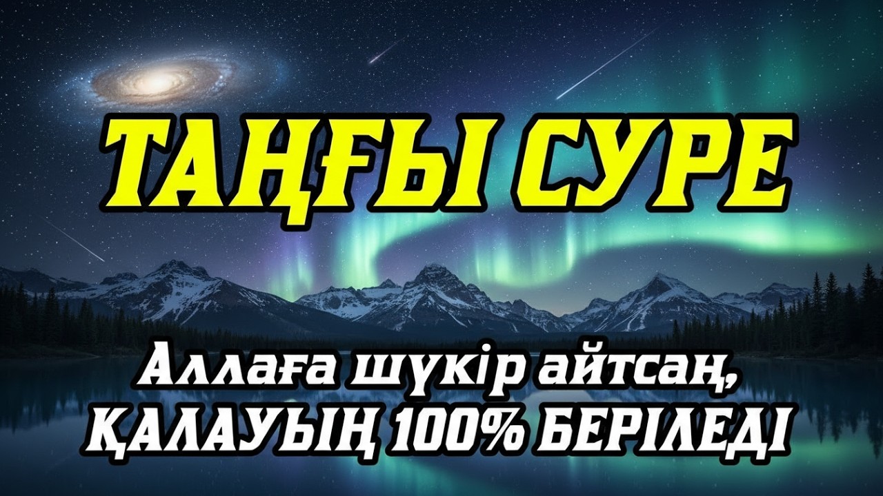 Таңғы сүрені⬆️⬆️⬆️Үйденқосыңыз жамандық қашады💯☝️Сосын береке байлық қалағаның беріледі🤲