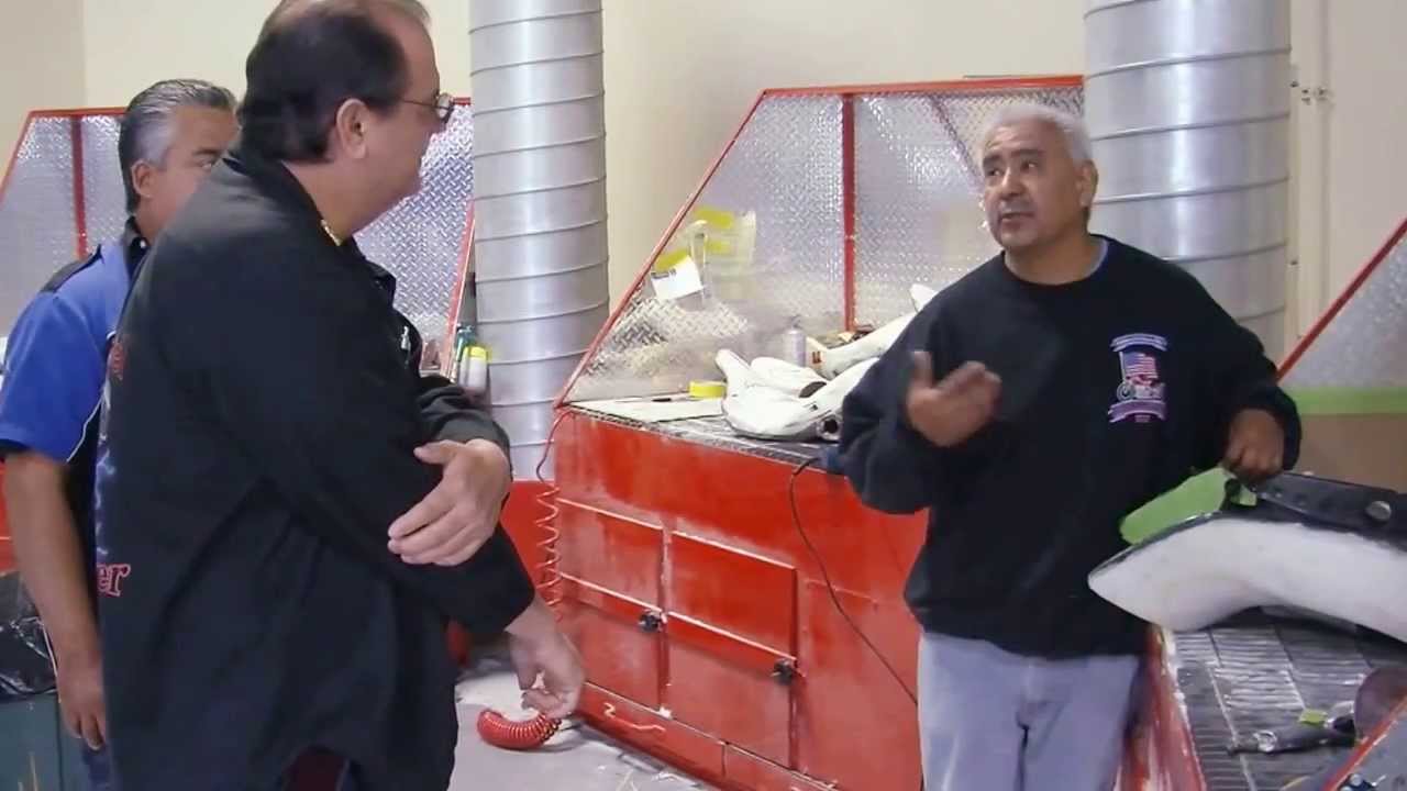 Two Wheel Thunder TV shows the making of a Corbin Seat from Start to Finish Part 1