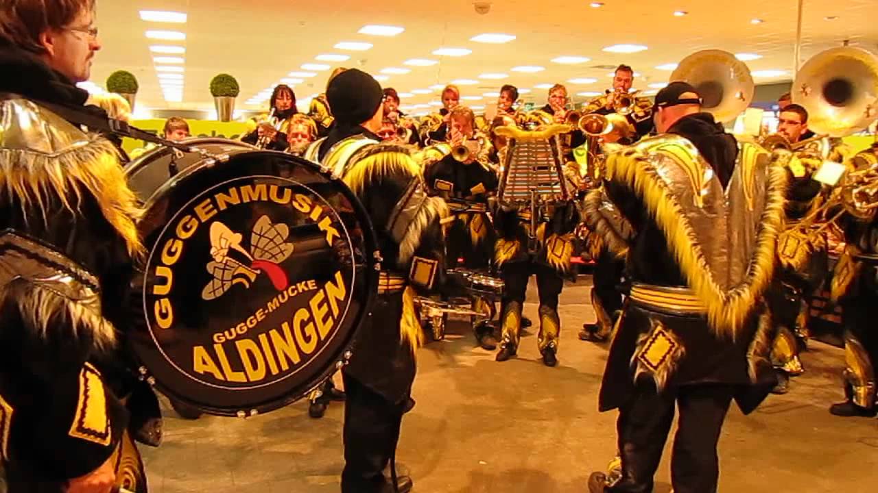 Guggenmusik Aldingen 2012 -Onkelz Mix- Edeka Markt 11.02.12