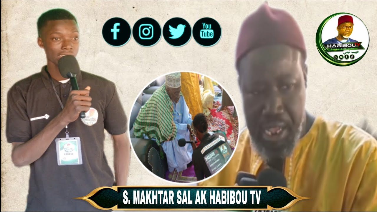 🛑SERIGNE MAKHTAR SALL AVEC KHALIFA BAYE MOHAMED SAYENABOU SALL AK HABIBOU TV LEROU DIMISKHA 