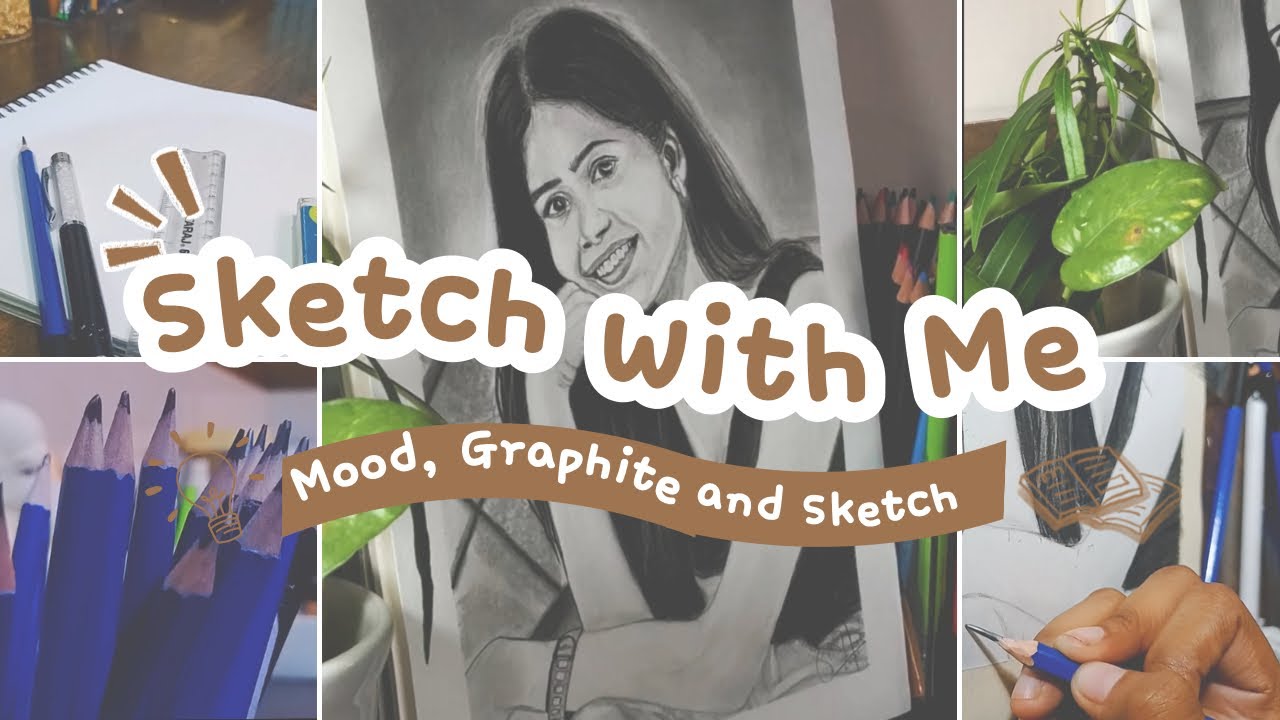 👉 How to draw a Portrait Using reference photo Graphite Pencil | Beginner Friendly | the.museden_art