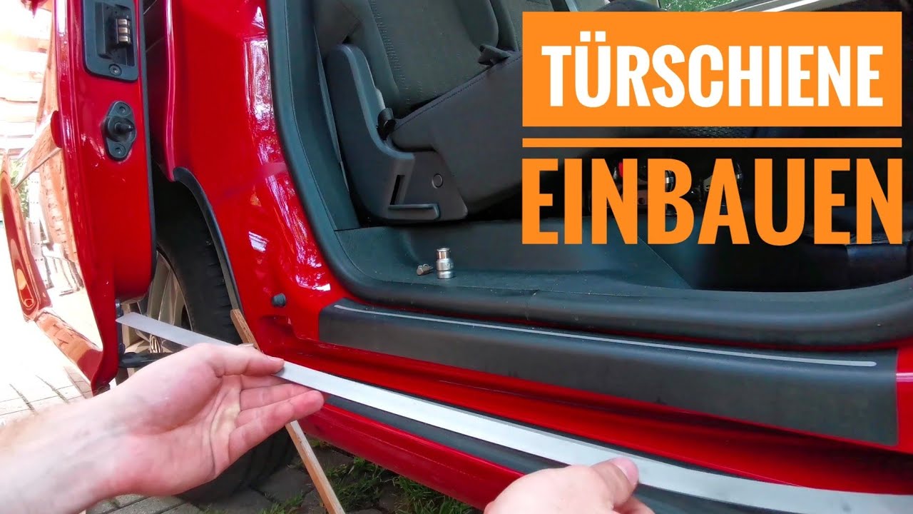 VW Caddy Laufschienen einbauen Edelstahl. Ausführliche Anleitung.