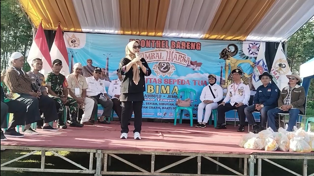 HUT KE 2 KOMUNITAS SEPEDA TUA " BIMA "  AMBULU JEMBER 110126 