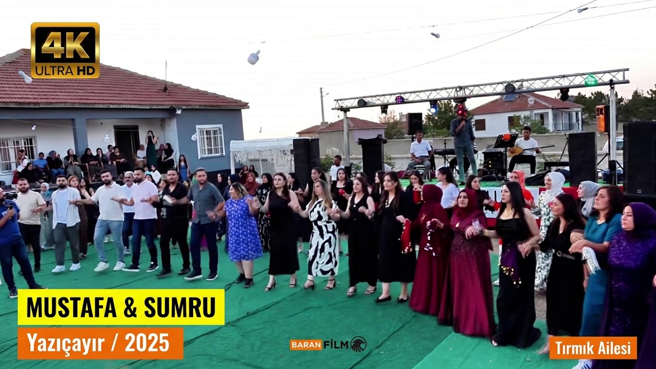 Mustafa & Sumru Düğün Töreni Tırmık Ailesi Recep Rezan 2 Yazıçayır / Kulu / 2025