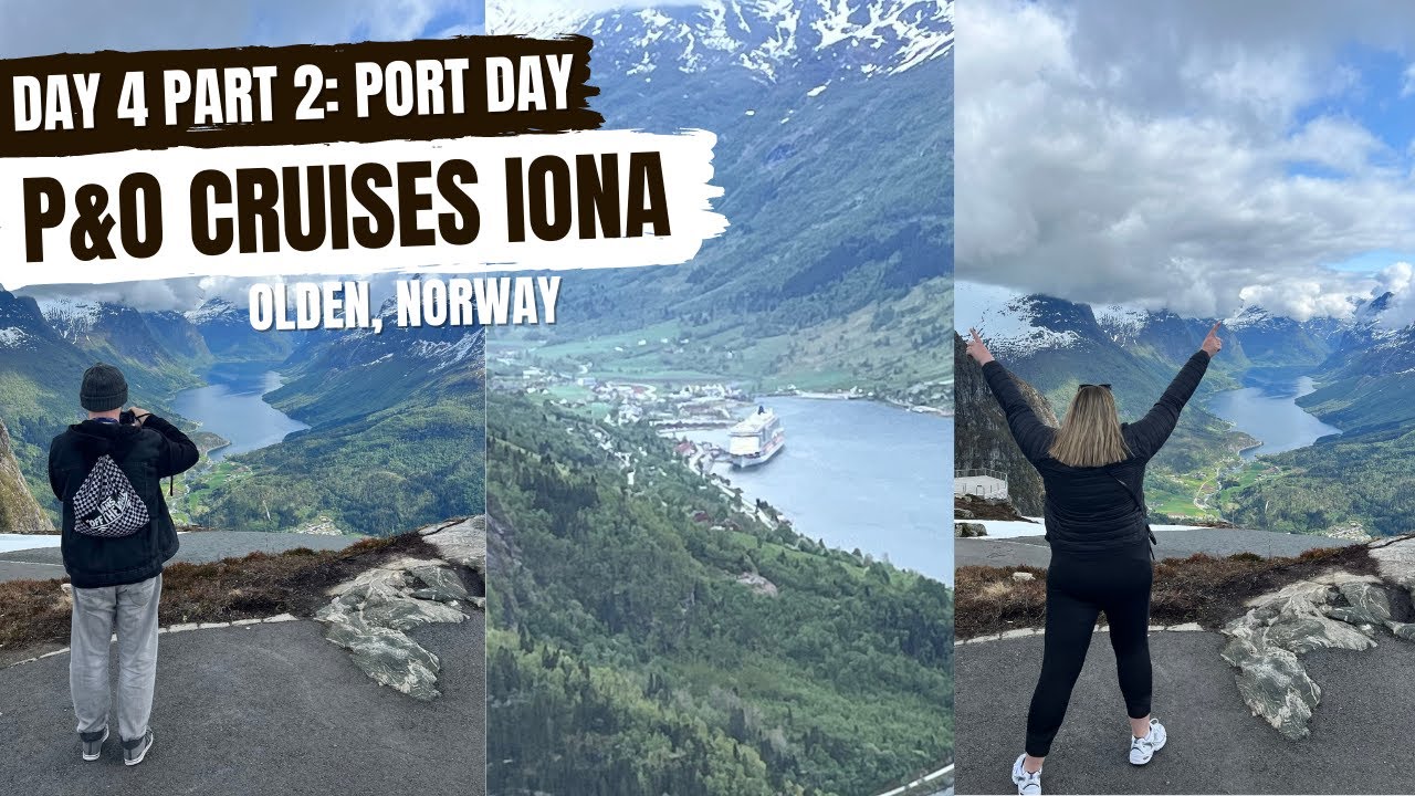 Day 4 Part 2: PORT DAY in OLDEN - P&O Cruises IONA Norwegian Fjords - May 2023