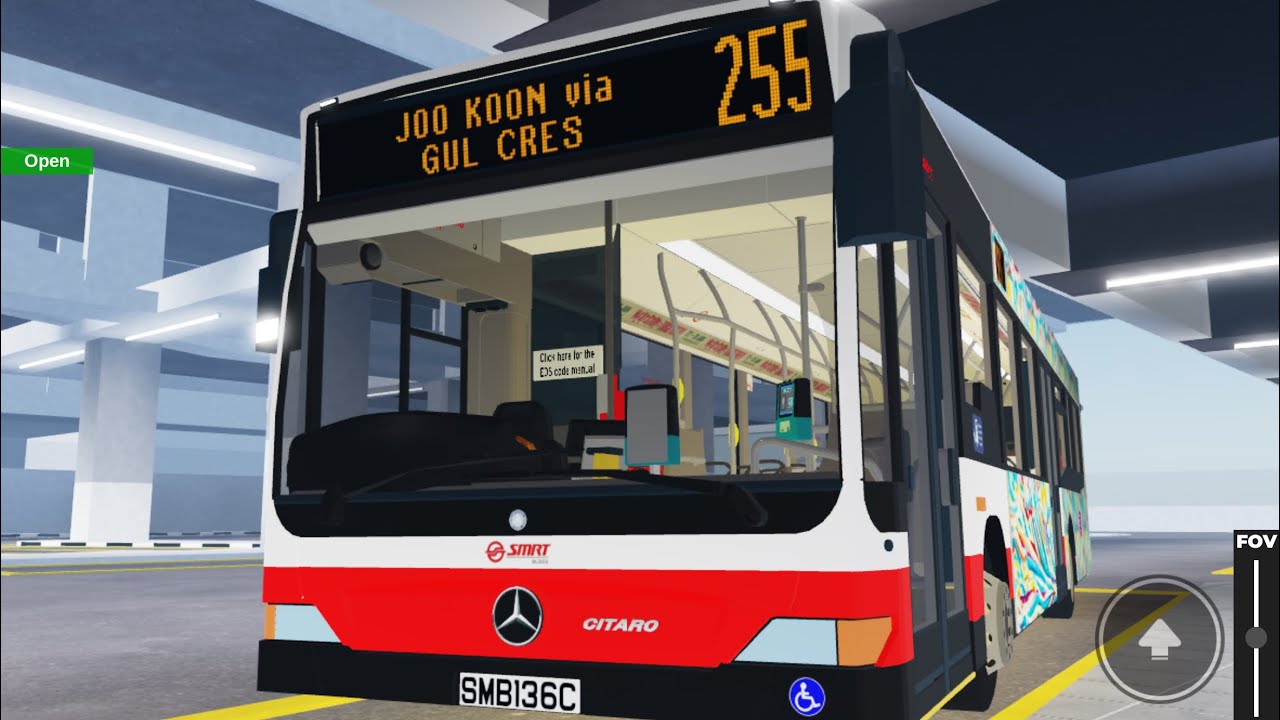 [Short Joyride] SMB136C On Svc 255 | MB Citaro (Demonstrator) | ft.@svc115bsoe | Boon Lay V4.