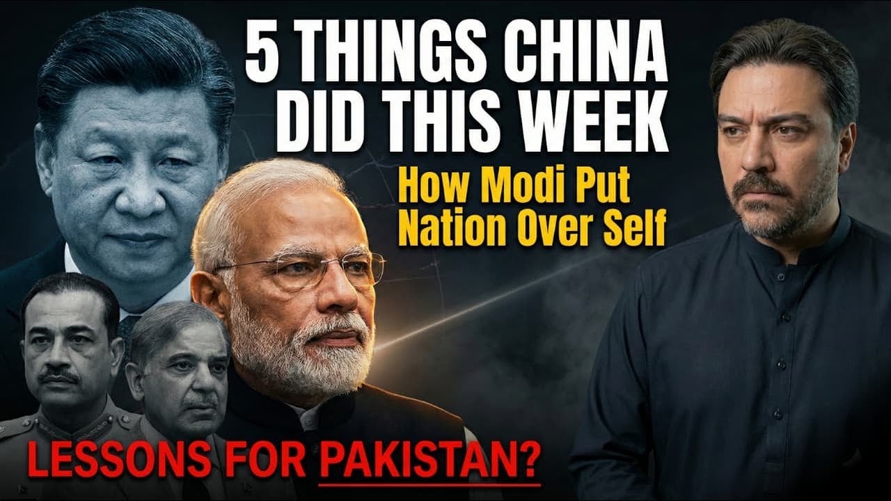 5 Things China Did This Week || Modi's Mojo: Nation over Self || Lessons for Pakistan || Adil Raja