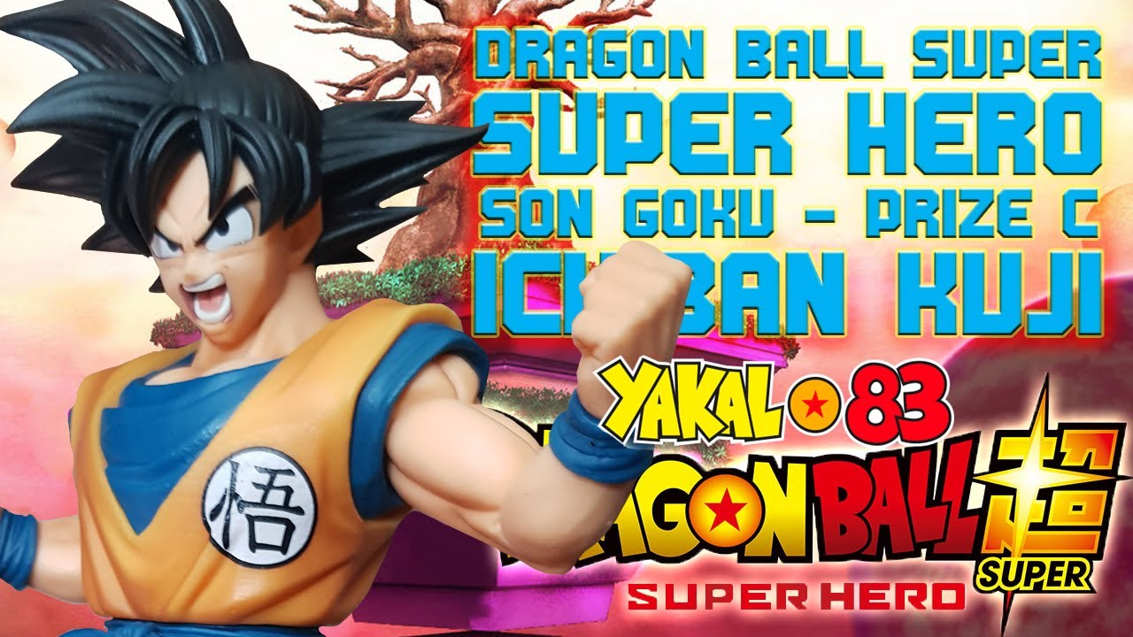 DRAGON BALL SUPER: SUPER HERO - SON GOKU - ICHIBAN KUJI - SIZE C - BANDAI